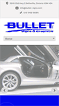 Mobile Screenshot of bullet-signs.com